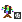 A wooden mannequin torso sporting a t-shirt with a rainbow-pattern center and arms, black sides, and white details on the arms. Right of it is what's supposedly a QR code.